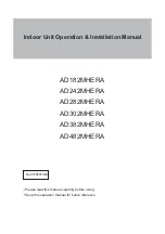 Предварительный просмотр 1 страницы Haier Group AD182MHERA Operation & Installation Manual