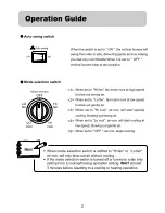 Preview for 4 page of Haier Thermocool HW-09CM03 Operation Manual