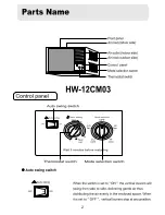 Preview for 4 page of Haier Thermocool HW-12CM03 Operation Manual