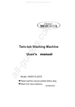 Preview for 1 page of Haier Thermocool HWM110-287S User Manual