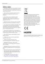 Preview for 4 page of Haier Thermocool LE43K6500A Owner'S Manual