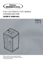 Preview for 1 page of Haier Thermocool TLA07GP User Manual