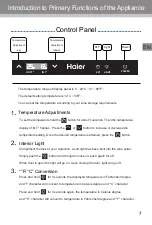 Предварительный просмотр 7 страницы Haier 0001145632 Manual