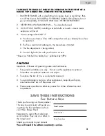 Preview for 3 page of Haier 1000 Series User Manual