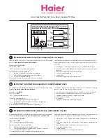 Preview for 11 page of Haier 1051 Installation Manual