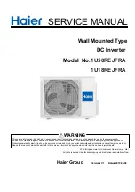 Haier 1U18REJFRA Service Manual preview