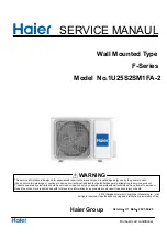 Haier 1U25S2SM1FA-2 Service Manual preview