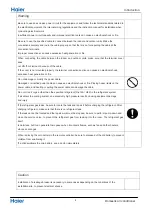 Preview for 6 page of Haier 1U26QE4ERA Service Manual