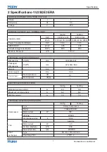 Preview for 11 page of Haier 1U26QE4ERA Service Manual