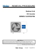 Предварительный просмотр 58 страницы Haier 1U35YEGFRA Service Manual