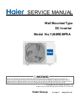 Preview for 1 page of Haier 1U68REMFRA Service Manual