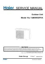 Haier 1U68WEGFRA Service Manual preview