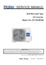 Preview for 1 page of Haier 1U71SABFRA Service Manual