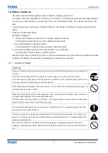 Preview for 4 page of Haier 1U71SABFRA Service Manual