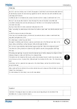 Preview for 6 page of Haier 1U71SABFRA Service Manual