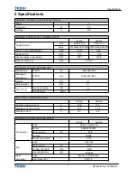 Preview for 9 page of Haier 1U82SA2ERA Service Manual