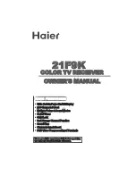 Предварительный просмотр 1 страницы Haier 21F98-CD Owner'S Manual