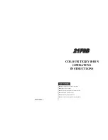 Preview for 1 page of Haier 21F9B Operating Instructions Manual