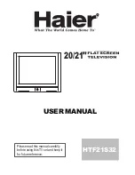 Haier 21F9K-P User Manual preview