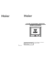 Haier 29F9K-D Owner'S Manual preview