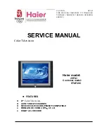 Предварительный просмотр 1 страницы Haier 29FA1 Service Manual