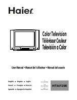 Preview for 1 page of Haier 29FA11-AM User Manual