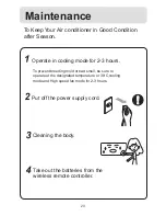 Preview for 28 page of Haier 2HUM18R03/R2(DB) Operation Manual