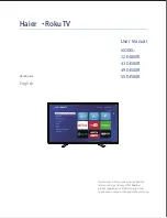 Haier 32E4000R User Manual предпросмотр