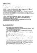 Preview for 3 page of Haier 36901711 Installation And User Manual