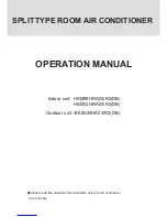 Preview for 1 page of Haier 3HUM20HA03/R2 Operation Manual