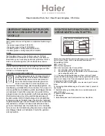 Preview for 68 page of Haier 3U19FS1ERA Installation Manual