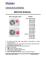 Haier 3U19FS1ERA Service Manual preview