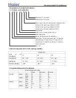 Preview for 3 page of Haier 3U19FS1ERA Service Manual