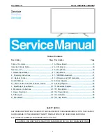 Preview for 1 page of Haier 40D2500 Service Manual