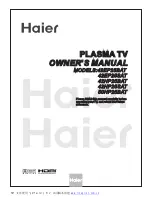 Haier 42EP25BAT - ANNEXE 685 Owner'S Manual preview