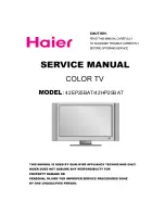 Предварительный просмотр 1 страницы Haier 42EP25BAT - ANNEXE 685 Service