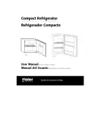 Предварительный просмотр 1 страницы Haier 9277 - 2.7 cu. Ft. Compact Refrigerator User Manual