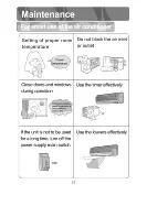 Preview for 23 page of Haier A2SM-18HB03 Operation Manual