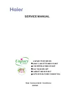 Haier AB092ACBHA Service Manual предпросмотр