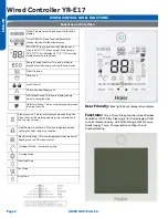 Preview for 2 page of Haier AB09SC2VH2 User Manual