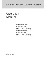 Haier AB142ACBAC Operation Manual preview