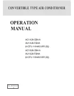 Haier AC142ACBHA Operation Manual preview