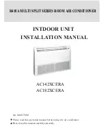 Haier AC142XCERA Installation Manual preview