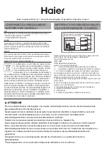 Preview for 50 page of Haier AC28ES1ERA(S) Operation Manual And Installation Manual