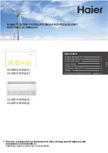 Preview for 115 page of Haier AC28ES1ERA(S) Operation Manual And Installation Manual