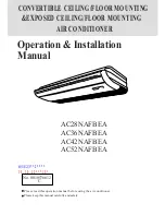 Haier AC28NAFBEA Operation And Installation Manual preview