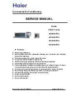 Haier AD092XLERA Service Manual preview