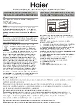 Предварительный просмотр 28 страницы Haier AD09LS1ERA Operation Manual And Installation Manual