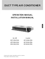 Предварительный просмотр 7 страницы Haier AD122ALEAA Operation Manual And Installation Manual