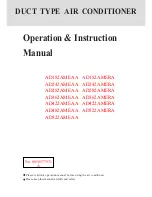 Haier AD182AMEAA Operation And Instruction Manual preview